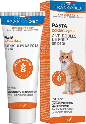 Attēls no FRANCODEX Anti Hairball paste for cats - 70g