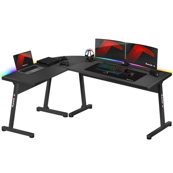 Picture of Gaming desk - Huzaro Hero 6.0 Black RGB