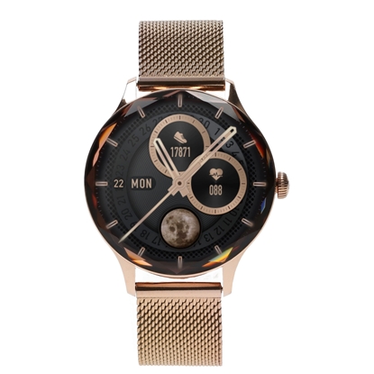 Picture of Garett Smartwatch Viva gold steel AMOLED / IP67 / Find your phone / Music playback control