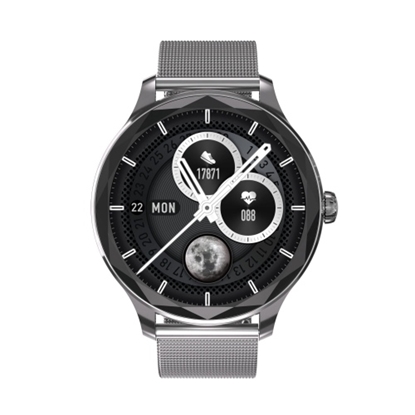 Attēls no Garett Smartwatch Viva Silver steel AMOLED / IP67 / Find your phone / Music playback control