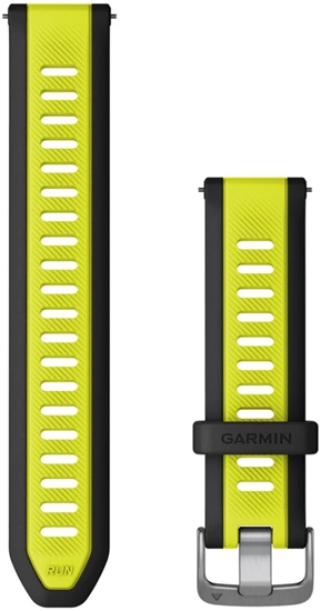 Изображение Garmin watch strap Quick Release 20mm, black/yellow