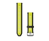 Picture of Garmin watch strap Quick Release 20mm, black/yellow