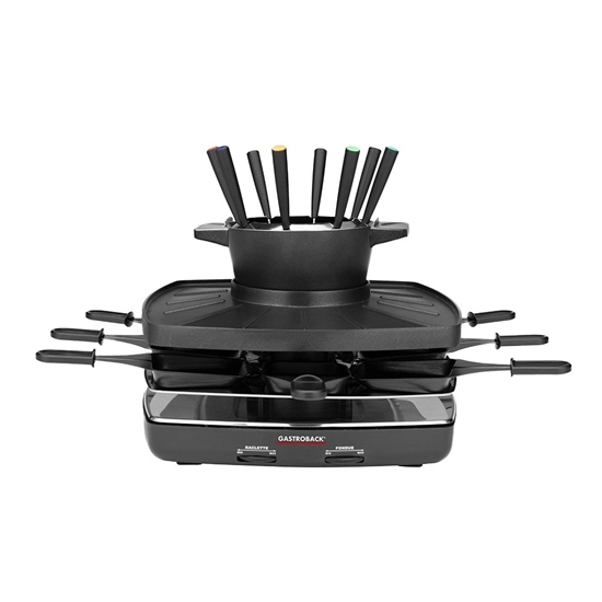 Изображение Gastroback 42567 Raclette fondue set family and friends