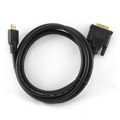 Attēls no Gembird monitoriaus kabelis HDMI/DVI-DM (18+1) 1.8m | Cablexpert | HDMI to DVI-D | 1.8 m