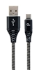 Picture of Gembird USB Male - USB Type C Male Premium cotton braided 1m Black