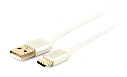 Picture of Gembird USB Type-C cable with braid and metal connectors, 1.8 m | Cablexpert | USB Type-C cable with braid and metal connectors | USB-C to USB-A USB Type-C male | USB Type-A male