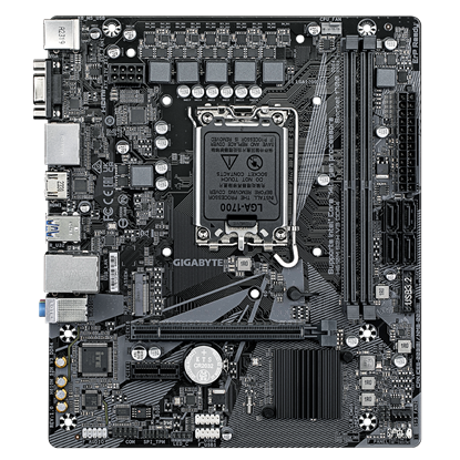 Picture of Gigabyte | H610M S2H V3 DDR4 G1.0 | Processor family Intel | Processor socket LGA1700 | DDR4 | Supported hard disk drive interfaces SATA, M.2 | Number of SATA connectors 4