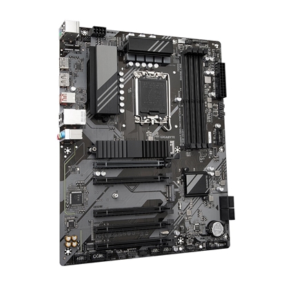 Изображение Gigabyte B760 DS3H Motherboard - Supports Intel Core 14th Gen CPUs, 8+2+1 Phases Digital VRM, up to 7600MHz DDR5 (OC), 2xPCIe 4.0 M.2, GbE LAN, USB 3.2 Gen 2