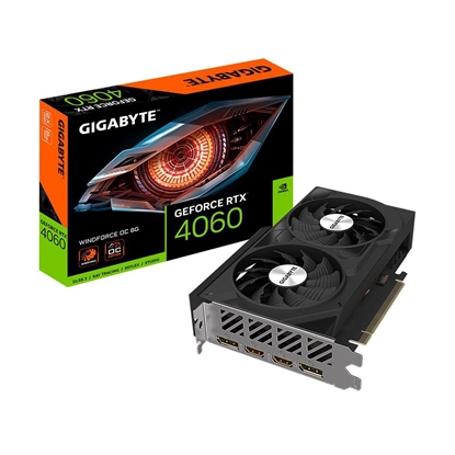 Изображение Gigabyte GeForce RTX 4060 WINDFORCE OC 8G NVIDIA 8 GB GDDR6