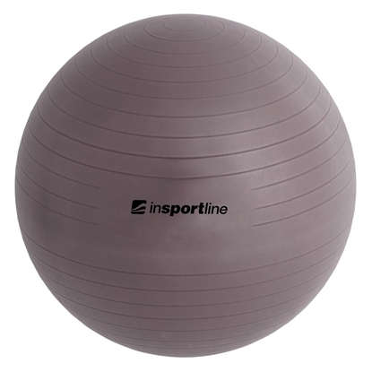 Attēls no Gimnastikos kamuolys + pompa inSPORTline Top Ball 65cm - Dark Grey