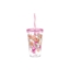 Picture of Glāze ar salmiņu un vāku butterfly 660ml