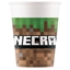 Изображение Glāzes papīra Minecraft 200ml 8gab.