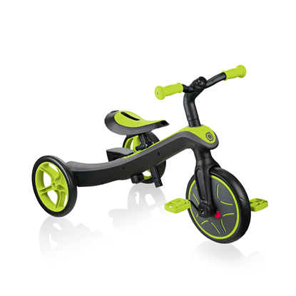Изображение Globber | Green | Tricycle and Balance Bike | Explorer Trike 2in1