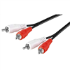 Изображение Goobay | Stereo RCA cable 2x RCA | 50030 | 2 RCA male (audio left/right) | 2 RCA male (audio left/right)