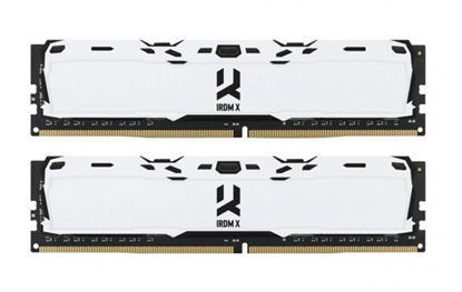 Изображение GOODRAM IRDM X 16GB (2x8GB) 3200MHz CL16 - IR-XW3200D464L16SA/16GDC White