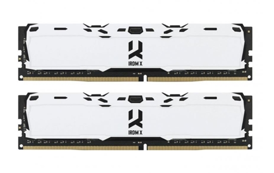 Изображение GOODRAM IRDM X 16GB (2x8GB) 3200MHz CL16 - IR-XW3200D464L16SA/16GDC White