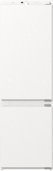 Picture of Gorenje Refrigerator | NRKI418EE1 | Energy efficiency class E | Built-in | Combi | Height 177.2 cm | No Frost system | Fridge net capacity 180 L | Freezer net capacity 68 L | Display | 39 dB | White