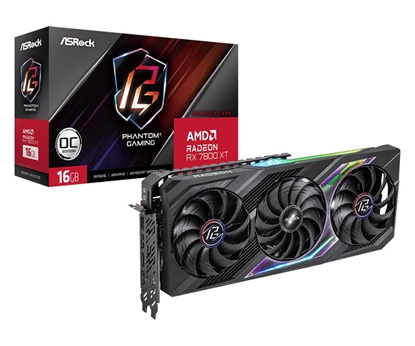 Attēls no Vaizdo plokštė ASROCK RX7800XTPG16GO