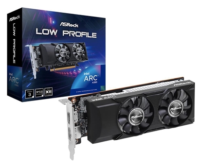 Picture of Graphics Card|ASROCK|Intel Arc A380|6 GB|GDDR6|96 bit|PCIE 4.0 8x|GPU 2000 MHz|1xHDMI|1xDisplayPort|A380LP6G