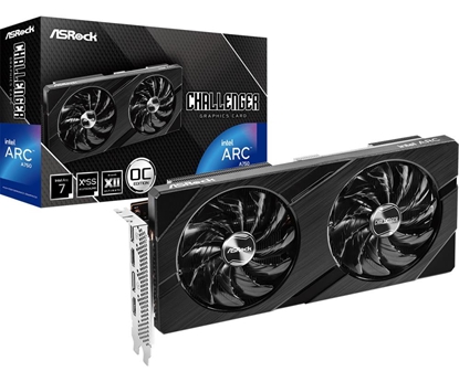 Attēls no Graphics Card|ASROCK|Intel Arc A750|8 GB|GDDR6|256 bit|PCIE 4.0 16x|GPU 2200 MHz|Dual Slot Fansink|2xHDMI|2xDisplayPort|A750CLD8GO