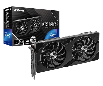 Picture of Graphics Card|ASROCK|Intel Arc A770|16 GB|GDDR6|256 bit|PCIE 4.0 16x|GPU 2150 MHz|1xHDMI|3xDisplayPort|A770CL16GO