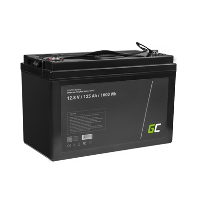 Picture of Green Cell CAV13 vehicle battery Lithium Iron Phosphate (LiFePO4) 125 Ah 12.8 V Marine / Leisure