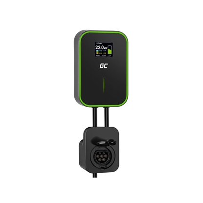 Attēls no GREEN CELL WALLBOX EV POWERBOX 22KW WITH SOCKET & RFID