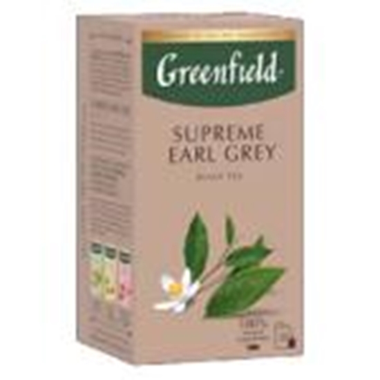 Picture of GREENFIELD Supreme Earl Grey melnā tēja 20x2g.