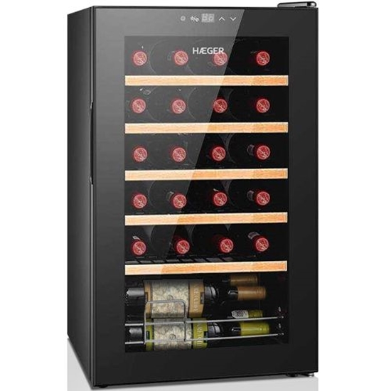 Изображение Haeger WC-24B.006A Chateaux 24 REFRIGERATOR FOR WINES 65L/24 bottles