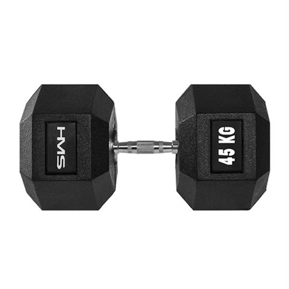 Attēls no Hantele HEX PRO 45 KG DUMBBELL HMS