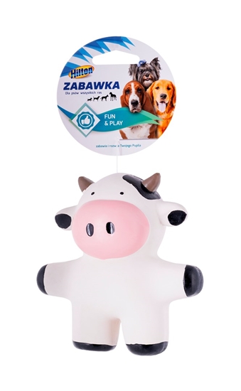 Picture of HILTON Cow - Dog toy - 12 cm