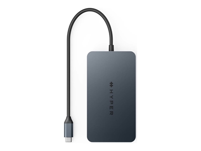 Изображение Hyper | HyperDrive Dual HDMI 10-in1 Travel Dock for M1 MacBook | Ethernet LAN (RJ-45) ports 1 | HDMI ports quantity 2