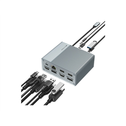 Picture of Hyper | HyperDrive GEN2 12-in-1 USB-C Docking Station | Ethernet LAN (RJ-45) ports 1 | HDMI ports quantity 2