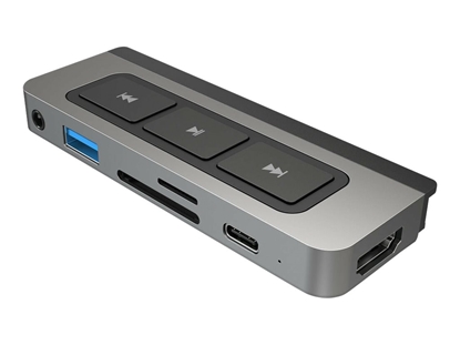 Attēls no Hyper | HyperDrive Media 6-in-1 USB-C Hub for iPad Pro/Air | HDMI ports quantity 1
