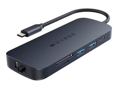 Изображение Hyper | HyperDrive Next 8 Port USB-C Hub, 140W | Ethernet LAN (RJ-45) ports 1 | HDMI ports quantity 1