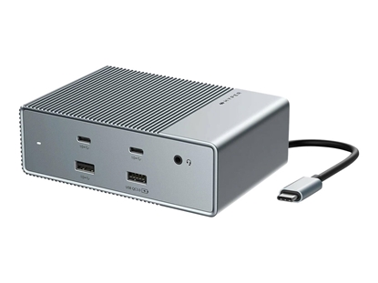 Attēls no Hyper | HyperDrive Universal GEN2 15-in-1 USB-C Triple Video Docking Station For MST enabled devices | Ethernet LAN (RJ-45) ports 1 | DisplayPorts quantity 2 | HDMI ports quantity 2