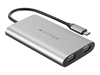 Picture of Hyper | HyperDrive Universal USB-C To Dual HDMI Adapter with 100W PD Power Pass-Thru | USB-C to HDMI | Adapter