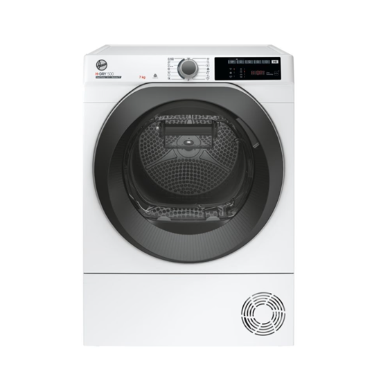 Picture of Hoover Dryer Machine | ND4 H7A2TSBEX-S | Energy efficiency class A++ | Front loading | 7 kg | LCD | Depth 54 cm | Wi-Fi | White