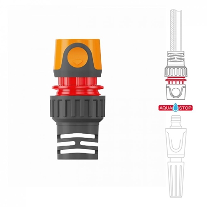 Attēls no HOSE ACC CONNECTOR AQUASTOP/3/4" DWC 2519 DAEWOO