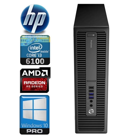 Picture of HP 600 G2 SFF i3-6100 16GB 128SSD+2TB R5-340 2GB WIN10Pro