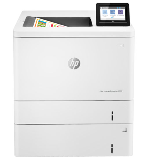 Picture of HP Color LaserJet Enterprise M555x Laser Printer