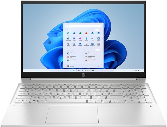 Picture of HP Pavilion 15-eg2006nw Laptop 39.6 cm (15.6") Full HD Intel® Core™ i5 i5-1235U 16 GB DDR4-SDRAM 512 GB SSD Wi-Fi 5 (802.11ac) Windows 11 Home Silver