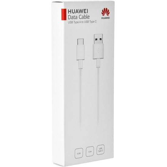 Изображение Huawei CP51 Data cable USB to Type-C 1 m 3.0A White | Huawei | USB-C to USB-A USB A | USB C