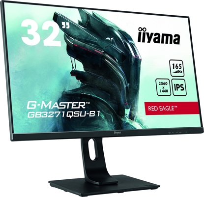 Attēls no iiyama G-MASTER GB3271QSU-B1 computer monitor 80 cm (31.5") 2560 x 1440 pixels Wide Quad HD LED Black