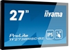 Изображение iiYama ProLite - 27" PCAP Bezel Free 10-Points Touch, 1920x1080, IPS panel, DVI, HDMI, DisplayPort, 425cd/m² (with touch), 1000:1, 5ms, USB Touch Interface, VESA 200x100mm, Speakers 2x3W, MultiTouch with OS, Open frame model, IP1X front