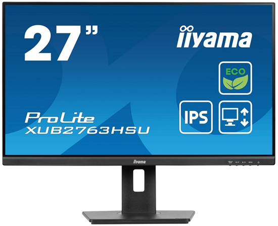 Picture of iiyama ProLite XUB2763HSU-B1 computer monitor 68.6 cm (27") 1920 x 1080 pixels Full HD LED Black