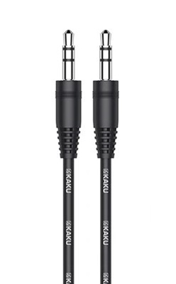 Attēls no iKaku KSC-450 Aux Ligzdas 3.5mm spraudnis uz 3.5mm spraudnis Stereo Audio 1m Kabelis Melns 6921042115481