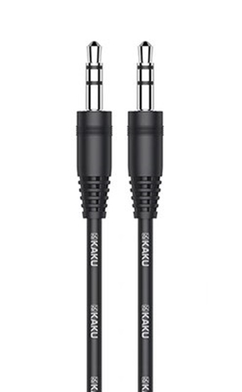 Изображение iKaku KSC-450 Aux Ligzdas 3.5mm spraudnis uz 3.5mm spraudnis Stereo Audio 1m Kabelis Melns 6921042115481