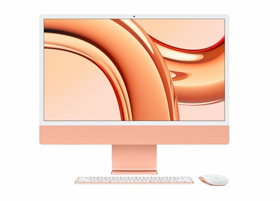 Изображение iMac 24 cale: M3 8/10, 8GB, 256GB - Pomarańczowy