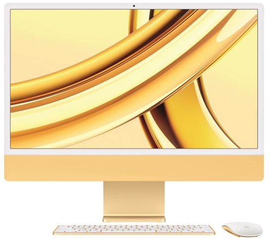 Изображение iMac 24 cale: M3 8/10, 8GB, 256GB - Żółty